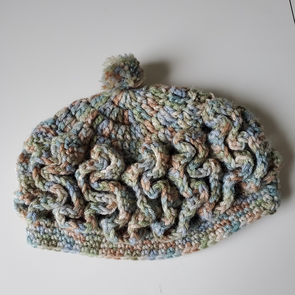 Multicolored Crocheted Hat